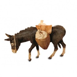 Donkey with saddle 13 cm