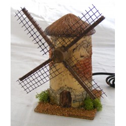 Resin windmill with wall...