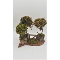 Albero doppio con staccionata