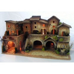 Presepe con fontana e forno...