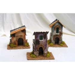 Big houses for nativity scene