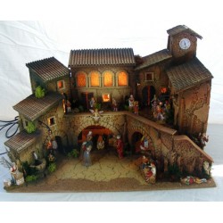 Presepe con fontana adatto...