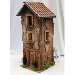 Rural house with balcony...