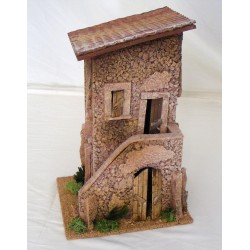 Mountain house with ladder...