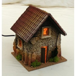 Small house with gable roof...