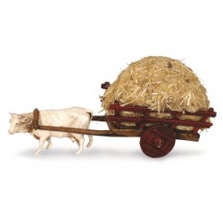 Wagon pulled with hay 6 cm